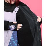 落書きモザイク柄デニム×ボアジャケット | ScoLar | 詳細画像20 