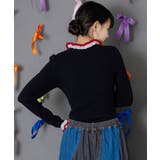 シアー×ニット 切替トップス | ScoLar | 詳細画像4