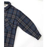 わんコレ柄ネルチェック×ボアシャツアウター | ScoLar | 詳細画像14