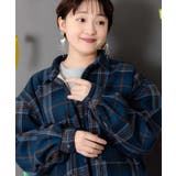 わんコレ柄ネルチェック×ボアシャツアウター | ScoLar | 詳細画像7