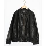 ネコ刺繍フェイクレザー×裏地ブルゾン | ScoLar | 詳細画像13 