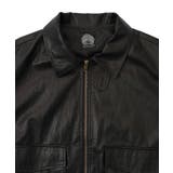 ネコ刺繍フェイクレザー×裏地ブルゾン | ScoLar | 詳細画像19 