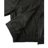 ネコ刺繍フェイクレザー×裏地ブルゾン | ScoLar | 詳細画像22 