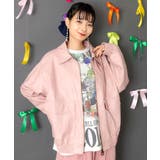 ネコ刺繍フェイクレザー×裏地ブルゾン | ScoLar | 詳細画像1 