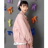 ネコ刺繍フェイクレザー×裏地ブルゾン | ScoLar | 詳細画像3 