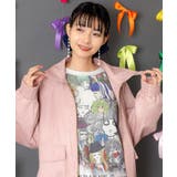 ネコ刺繍フェイクレザー×裏地ブルゾン | ScoLar | 詳細画像5 