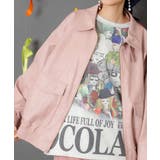 ネコ刺繍フェイクレザー×裏地ブルゾン | ScoLar | 詳細画像6 