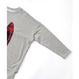 パッチワークラビルアップリケ裏毛チュニック | ScoLar | 詳細画像12 