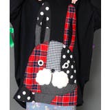 パッチワークラビルアップリケ裏毛チュニック | ScoLar | 詳細画像6 