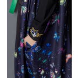 宇宙蝶柄×ジャージ生地 ジャンパースカート | ScoLar | 詳細画像4