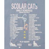 ネコちゃんのデイリールーティン柄ロンT | ScoLar | 詳細画像17 