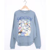 ブルー | スカラーわんちゃんコレクション柄ロンT | ScoLar