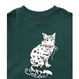 ネコ柄ミニ裏毛×起毛レース配色プルオーバー | ScoLar | 詳細画像14 