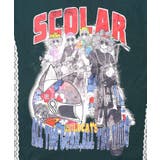 レースライン×ロック柄ミニ裏毛ワンピース | ScoLar | 詳細画像11 