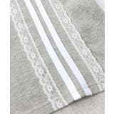 レースライン×ロック柄ミニ裏毛ワンピース | ScoLar | 詳細画像15 