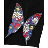 裾蝶刺繍2wayミニ裏毛カーディガン | ScoLar | 詳細画像11 