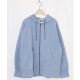 ブルー | スカラーちゃん柄ヴィンテージ風パーカー | ScoLar