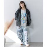 スカラーちゃん柄ヴィンテージ風パーカー | ScoLar | 詳細画像2 