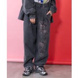 チョーク風柄コクーンパンツ | ScoLar | 詳細画像2 