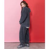 チョーク風柄コクーンパンツ | ScoLar | 詳細画像4 