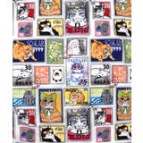 わんorにゃんスタンプ柄 ワッシャーシャツ | ScoLar | 詳細画像8 