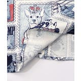 わんorにゃんスタンプ柄 ワッシャーシャツ | ScoLar | 詳細画像14 