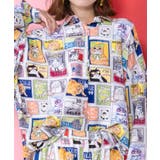 わんorにゃんスタンプ柄 ワッシャーシャツ | ScoLar | 詳細画像6 
