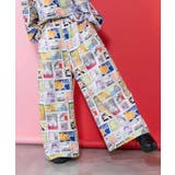 わんorにゃんスタンプ柄 バイオ加工パンツ | ScoLar | 詳細画像2 