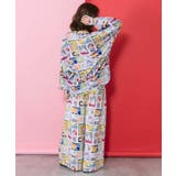 わんorにゃんスタンプ柄 バイオ加工パンツ | ScoLar | 詳細画像4 