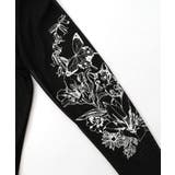 アンティーク風花蝶プリント ソフトチュールインナー | ScoLar | 詳細画像13 