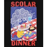 スカラーちゃんの夕食柄レイヤード風配色プルオーバー | ScoLar | 詳細画像16 