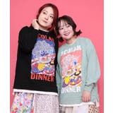 スカラーちゃんの夕食柄レイヤード風配色プルオーバー | ScoLar | 詳細画像1 