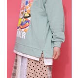 スカラーちゃんの夕食柄レイヤード風配色プルオーバー | ScoLar | 詳細画像12 