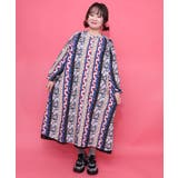 ストライプ総柄前開きシャツワンピース | ScoLar | 詳細画像9 