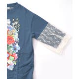 アート柄レース切替チュニック | ScoLar | 詳細画像13 