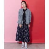 ヴィンテージ風ネコ刺繍デニムジャケット | ScoLar | 詳細画像2 