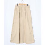 無地×動物たちの肖像柄 4wayツイルスカート | ScoLar | 詳細画像11 