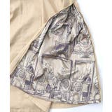 無地×動物たちの肖像柄 4wayツイルスカート | ScoLar | 詳細画像13 