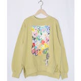 イエロー | 画家スカラーちゃんキャンバス柄プルオーバー | ScoLar