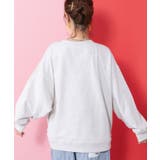 スカラー総柄ロゴアップリケ裏毛プルオーバー | ScoLar | 詳細画像5 