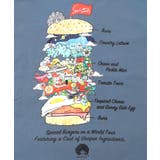 スカラーバーガータウン柄Tシャツ | ScoLar | 詳細画像11 