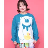 くま吉くんとアヒル柄ロンT | ScoLar | 詳細画像6 