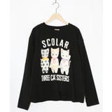 ブラック | おしゃれネコシスターズTシャツ | ScoLar