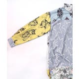 パッチワーク風総柄シャツワンピース | ScoLar | 詳細画像15 