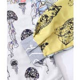 パッチワーク風総柄シャツワンピース | ScoLar | 詳細画像17 