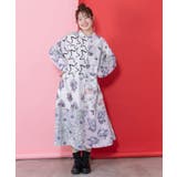 パッチワーク風総柄シャツワンピース | ScoLar | 詳細画像3 