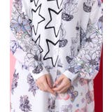 パッチワーク風総柄シャツワンピース | ScoLar | 詳細画像8 