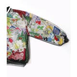 レトロスカーフ柄チュール重ねブルゾン | ScoLar | 詳細画像11 