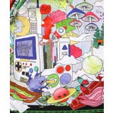 レトロスカーフ柄ワッシャー加工スカート | ScoLar | 詳細画像9 