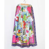 レトロスカーフ柄ワッシャー加工スカート | ScoLar | 詳細画像10 